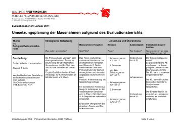 FSB_Massnahmeplan Steinacker [PDF, 39.0 KB] - Schule PfÃ¤ffikon ZH