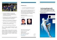 Flyer - Institut für Sportwissenschaft - Technische Universität ...