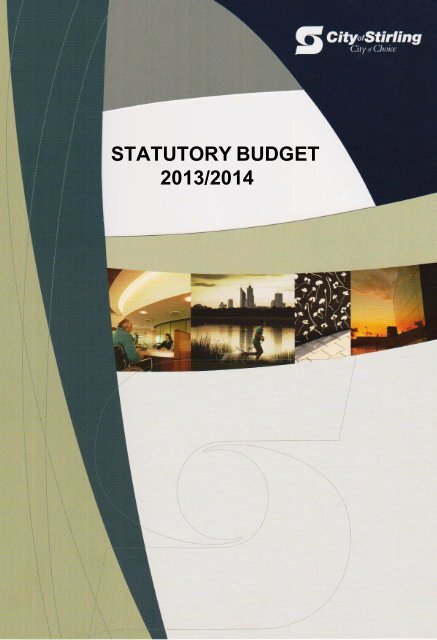 Statutory Budget 2013 - 2014 - City of Stirling