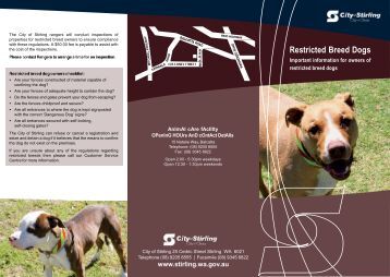 restricted breeds registration form city of busselton restricted breeds registration form city of busselton