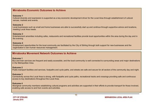 MIRRABOOKA Local Area Plan - City of Stirling