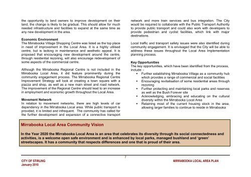 MIRRABOOKA Local Area Plan - City of Stirling