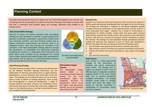 KARRINYUP / GWELUP Local Area Plan - City of Stirling