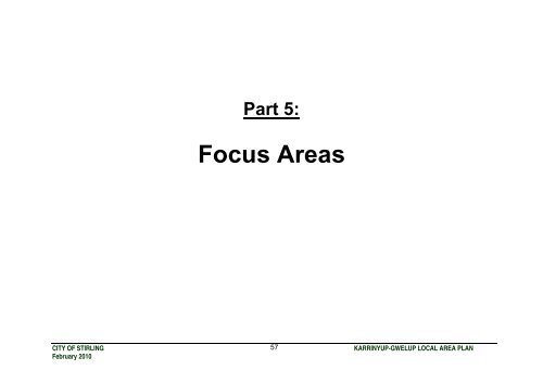 KARRINYUP / GWELUP Local Area Plan - City of Stirling