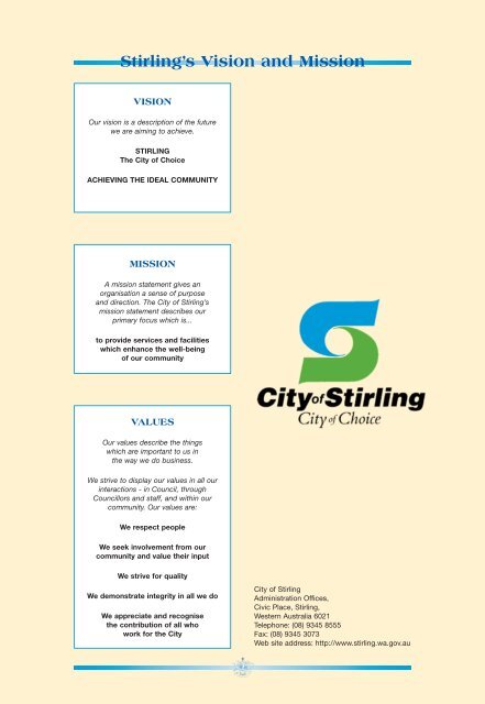 Community Development - City of Stirling