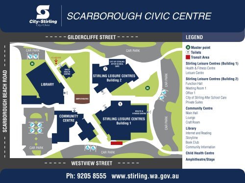 Scarborough Civic Centre Map - City of Stirling
