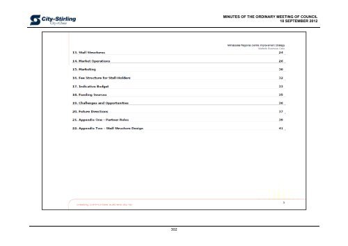 minutes - City of Stirling