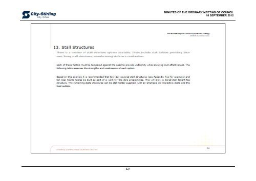 minutes - City of Stirling