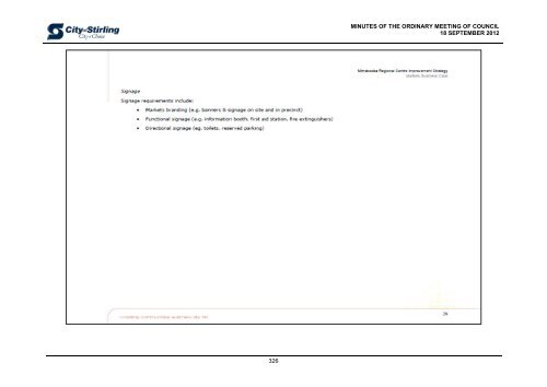 minutes - City of Stirling
