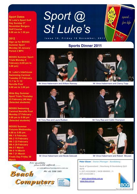 Issue 16 - St Luke's Anglican School