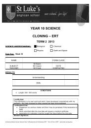 year 10 science cloning â ert term 2 2013