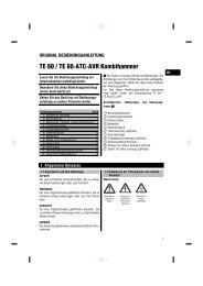 TE 60 / TE 60-ATC-AVR Kombihammer