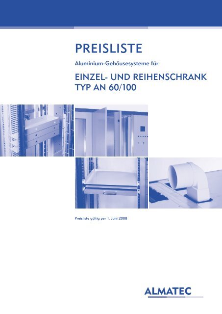 Preisliste AN 60/100 - Almatec