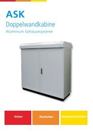 Doppelwandkabine - Almatec