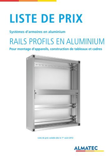 rails et profils - Almatec