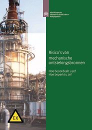 Risico's van mechanische ontstekingsbronnen (Arbeidsinspectie)