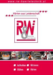 Imagebroschüre R&W Härtetechnik