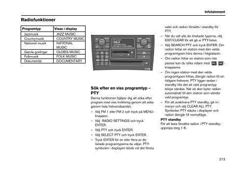 INSTRUKTIONSBOK XC90 - ESD - Volvo