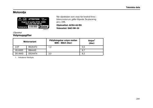 INSTRUKTIONSBOK XC90 - ESD - Volvo