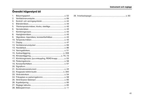 INSTRUKTIONSBOK XC90 - ESD - Volvo