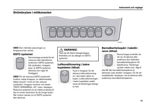 INSTRUKTIONSBOK XC90 - ESD - Volvo