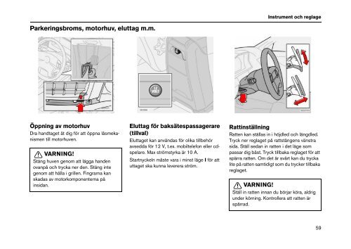 INSTRUKTIONSBOK XC90 - ESD - Volvo