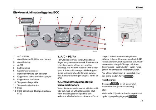INSTRUKTIONSBOK XC90 - ESD - Volvo