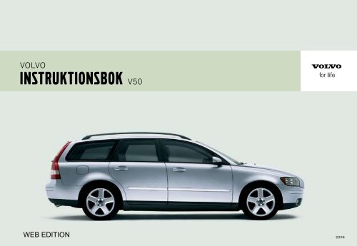 INSTRUKTIONSBOK V50 - ESD - Volvo