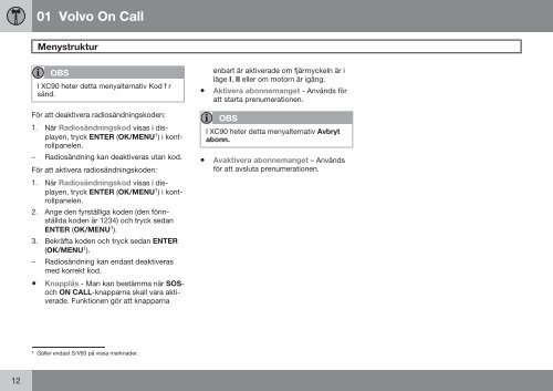 Volvo On Call - ESD - Volvo