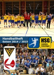 HSG-LE Handballheft