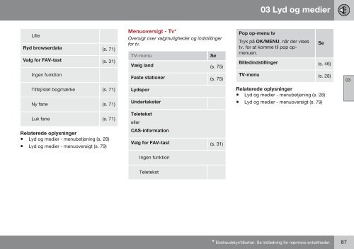 SENSUS INFOTAINMENT - ESD - Volvo