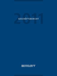GeschÃ¤ftsbericht 2011 - Benteler AG