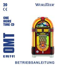 One More Time CD - Wurlitzer