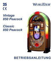 Vintage 850 Peacock - Wurlitzer