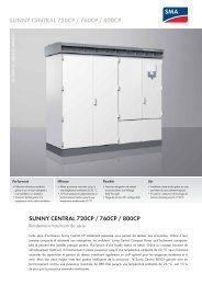 SUNNY CENTRAL 720CP / 760CP / 800CP - Advanced Technology ...