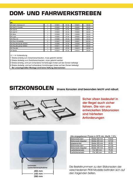 dom- und fahrwerkstreben - Delta Motor