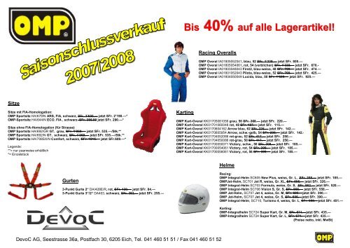 Bis 40% auf alle Lagerartikel! - Delta Motor