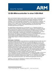 32-Bit-Mikrocontroller in einer 8-Bit-Welt - Energie & Technik