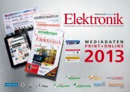 MEDIADATEN PRINT+ONLINE - WEKA FACHMEDIEN GmbH