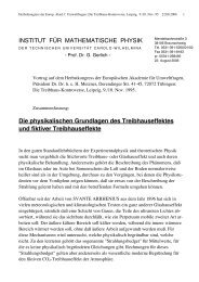 physikalischen Grundlagen