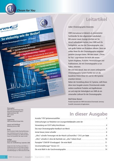 ChromJournal - VWR-International GmbH