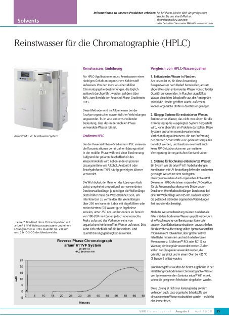 Analytische HPLC