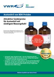 Acetonitril von BDH Prolabo - VWR-International GmbH