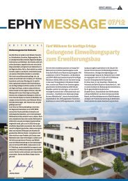 Gelungene Einweihungsparty zum Erweiterungsbau - Ephy Mess