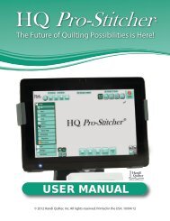 HQ Pro-Stitcher - Handi Quilter