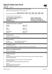 Material Safety Data Sheet - IQ Logistics
