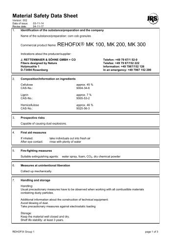 Material Safety Data Sheet - IQ Logistics