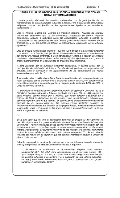 Ministerio de Ambiente, Vivienda y Desarrollo Territorial