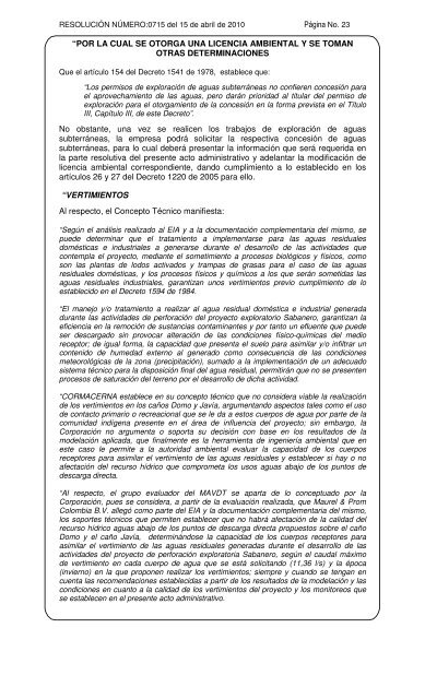 Ministerio de Ambiente, Vivienda y Desarrollo Territorial