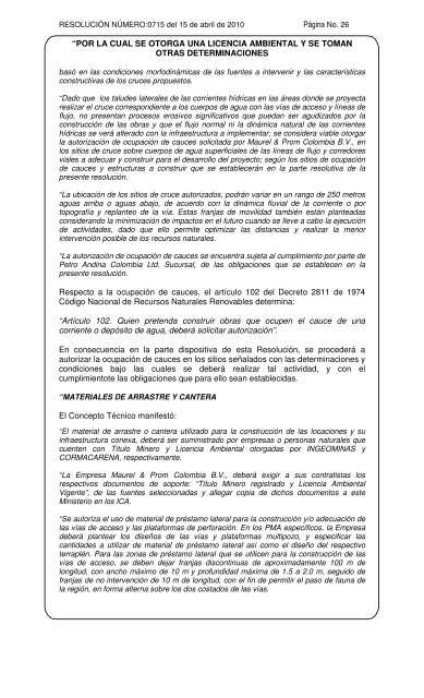 Ministerio de Ambiente, Vivienda y Desarrollo Territorial